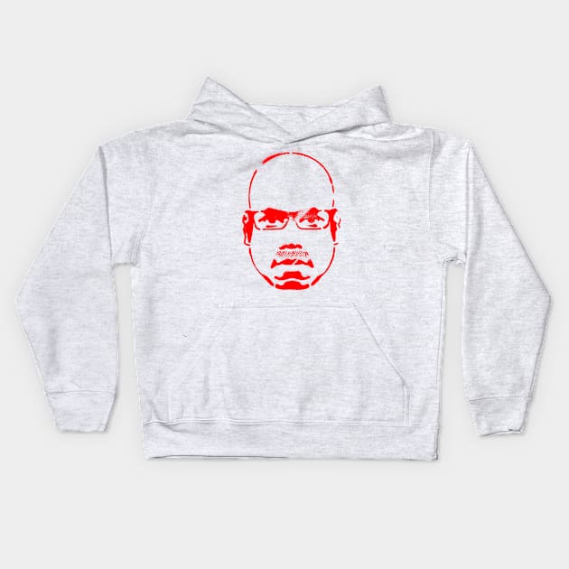 CARL COX - IBIZA TECHNO RED VERSION COLLECTOR Kids Hoodie by BACK TO THE 90´S